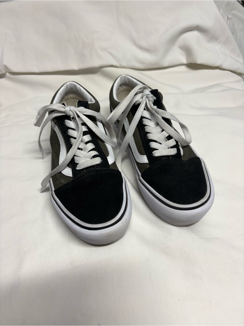 Classic Black & White Low-Top Sneakers